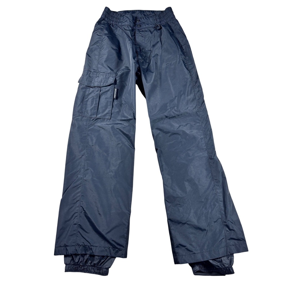 Columbia Womens Snow Pants Black Insulated Cargo Ski Winter Trousers Small